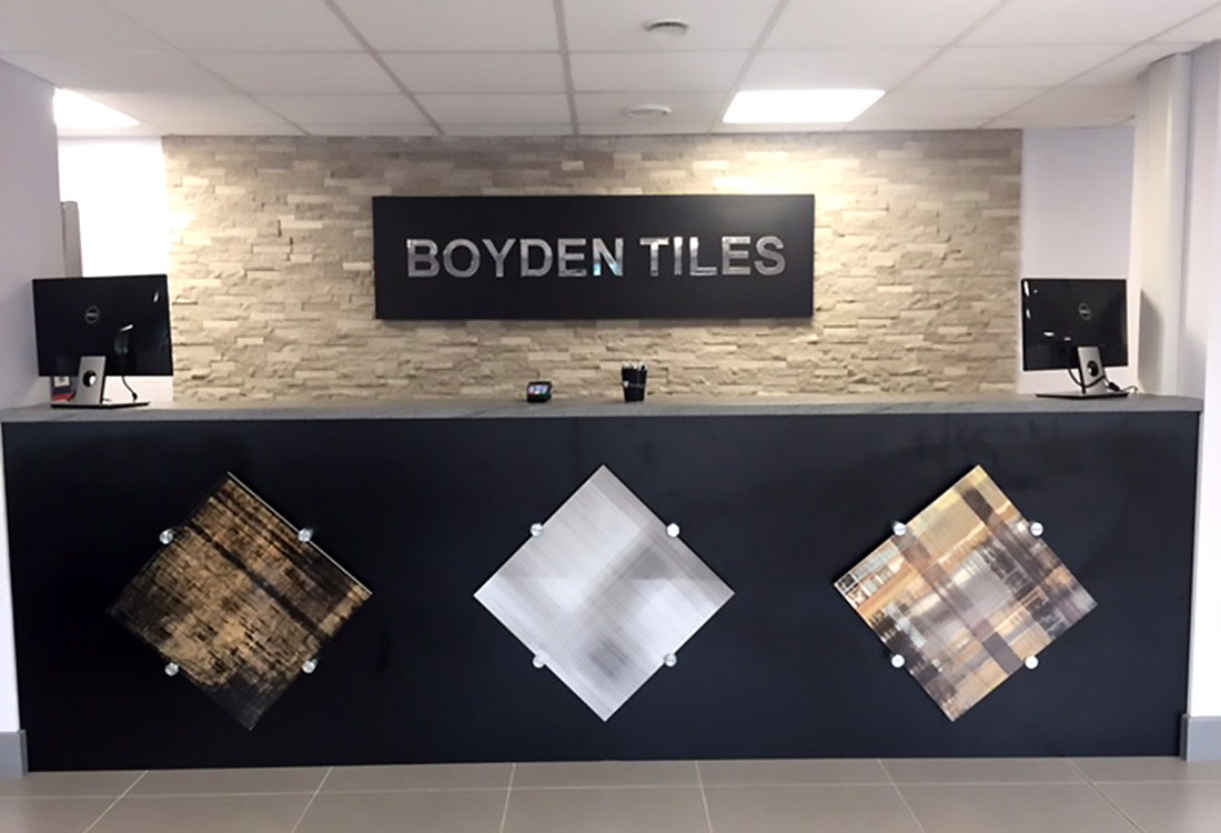 Boyden Tiles and Bathrooms showroom in Sutton